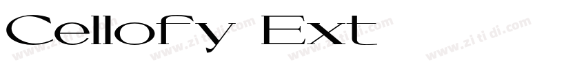 Cellofy Ext字体转换